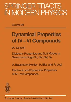  Dynamical Properties of IV-VI Compounds | Buch |  Sack Fachmedien