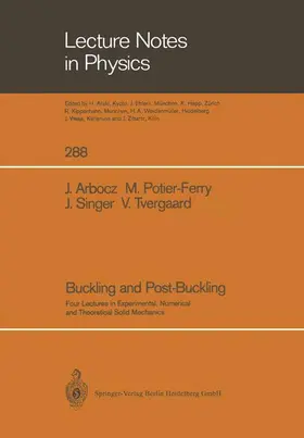 Arbocz / Tvergaard / Potier-Ferry |  Buckling and Post-Buckling | Buch |  Sack Fachmedien