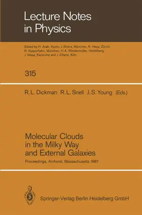 Dickman / Young / Snell |  Molecular Clouds in the Milky Way and External Galaxies | Buch |  Sack Fachmedien