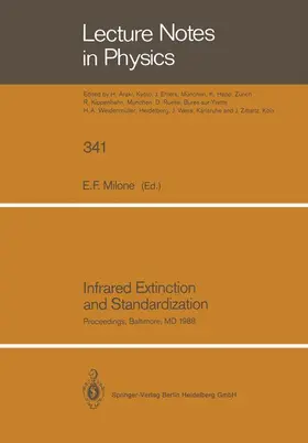 Milone |  Infrared Extinction and Standardization | Buch |  Sack Fachmedien