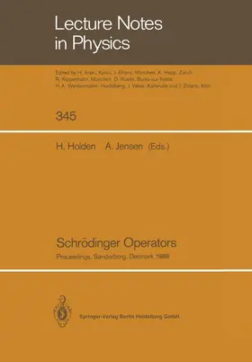 Jensen / Holden |  Schrödinger Operators | Buch |  Sack Fachmedien