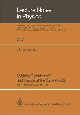 Lumley |  Whither Turbulence? Turbulence at the Crossroads | Buch |  Sack Fachmedien