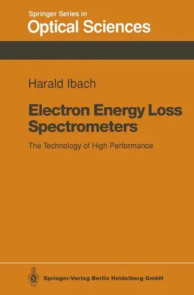 Ibach |  Electron Energy Loss Spectrometers | Buch |  Sack Fachmedien