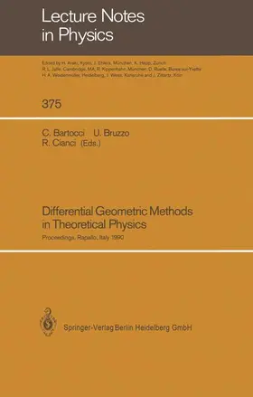 BARTOCCI / Cianci / Bruzzo |  Differential Geometric Methods in Theoretical Physics | Buch |  Sack Fachmedien