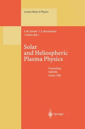 Simnett / Vlahos / Alissandrakis |  Solar and Heliospheric Plasma Physics | Buch |  Sack Fachmedien