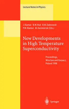 Klamut / Veal / Kazimierski |  New Developments in High Temperature Superconductivity | Buch |  Sack Fachmedien
