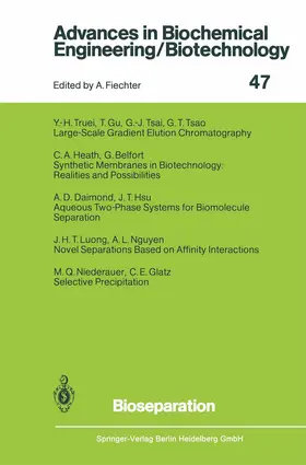 Tsao |  Bioseparation | Buch |  Sack Fachmedien
