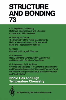  Noble Gas and High Temperature Chemistry | Buch |  Sack Fachmedien
