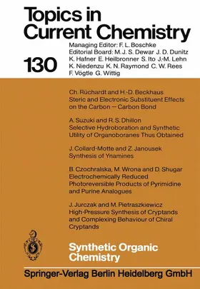 Beckhaus / Suzuki / Wrona |  Synthetic Organic Chemistry | Buch |  Sack Fachmedien