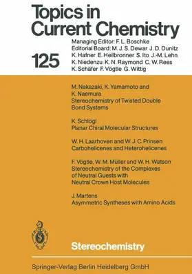Weber / Vögtle |  Stereochemistry | Buch |  Sack Fachmedien