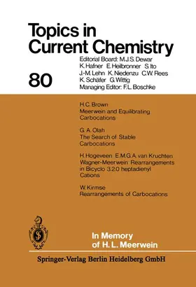 Brown / Olah / Kirmse |  In Memory of H. L. Meerwein | Buch |  Sack Fachmedien