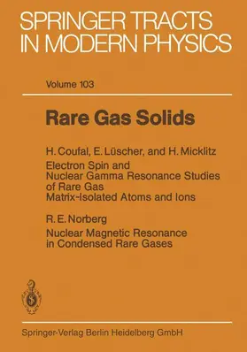  Rare Gas Solids | Buch |  Sack Fachmedien