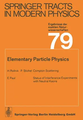  Elementary Particle Physics | Buch |  Sack Fachmedien