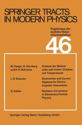 Höhler |  Springer Tracts in Modern Physics | Buch |  Sack Fachmedien