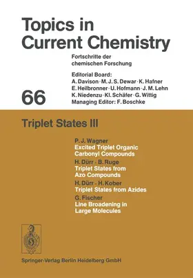 Boschke |  Triplet States III | Buch |  Sack Fachmedien