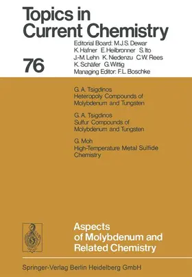 Moh / Tsigdinos |  Aspects of Molybdenum and Related Chemistry | Buch |  Sack Fachmedien