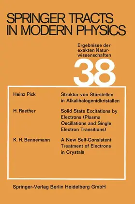 Höhler |  Springer Tracts in Modern Physics | Buch |  Sack Fachmedien