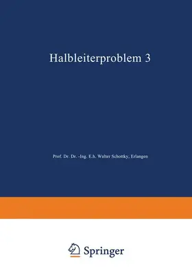 Schottky |  Halbleiterprobleme | Buch |  Sack Fachmedien