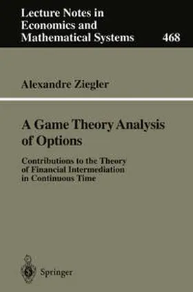 Ziegler |  A Game Theory Analysis of Options | eBook | Sack Fachmedien