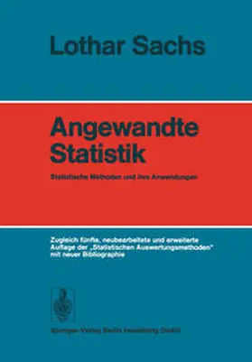 Sachs |  Angewandte Statistik | eBook | Sack Fachmedien