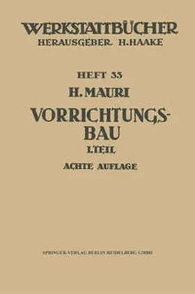 Mauri |  Der Vorrichtungsbau | eBook | Sack Fachmedien