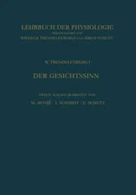 Trendelenburg / Schmidt / Schütz |  Der Gesichtssinn Grundzüge der Physiologischen Optik | Buch |  Sack Fachmedien