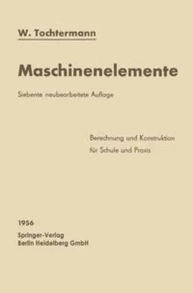 Tochtermann |  Maschinenelemente | eBook | Sack Fachmedien