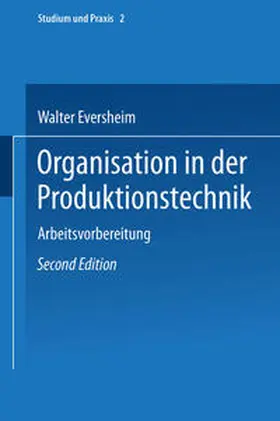 Eversheim |  Organisation in der Produktionstechnik | eBook | Sack Fachmedien