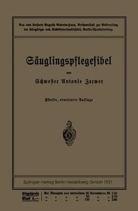 Zerwer / Kühl / Langstein |  Säuglingspflegefibel | Buch |  Sack Fachmedien