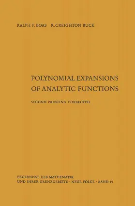 Boas / Buck |  Polynomial expansions of analytic functions | Buch |  Sack Fachmedien