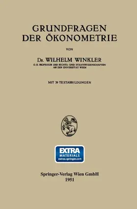 Winkler |  Grundfragen der Ökonometrie | Buch |  Sack Fachmedien