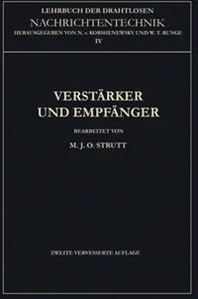 Strutt / von Korshenewsky / Runge |  Verstärker und Empfänger | eBook | Sack Fachmedien