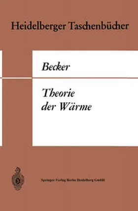 Becker |  Theorie der Wärme | eBook | Sack Fachmedien