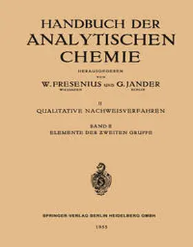Bode |  Elemente der zweiten Gruppe | eBook | Sack Fachmedien