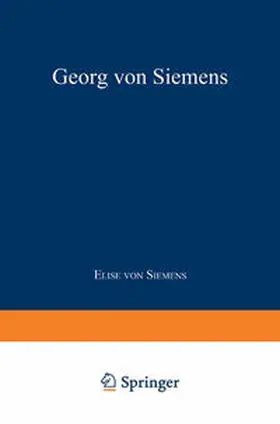 Siemens | Georg von Siemens | E-Book | www2.sack.de