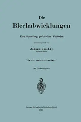 Jaschke |  Die Blechabwicklungen | eBook | Sack Fachmedien