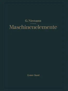 Niemann |  Maschinenelemente | Buch |  Sack Fachmedien