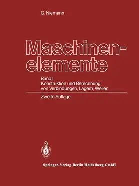 Niemann / Winter / Höhn |  Maschinenelemente | Buch |  Sack Fachmedien