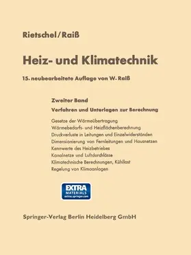 Rietschel / Raiss / Protz |  Heiz- und Klimatechnik | Buch |  Sack Fachmedien