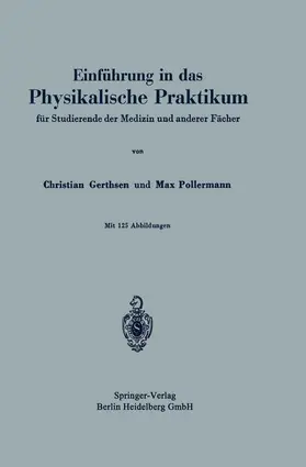 Pollermann / Gerthsen |  Einführung in das Physikalische Praktikum | Buch |  Sack Fachmedien