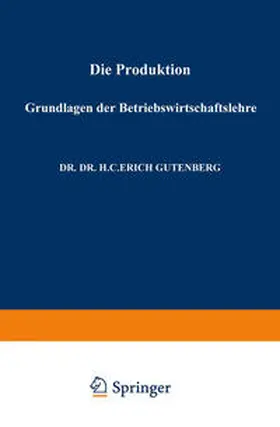Gutenberg |  Grundlagen der Betriebswirtschaftslehre | eBook | Sack Fachmedien