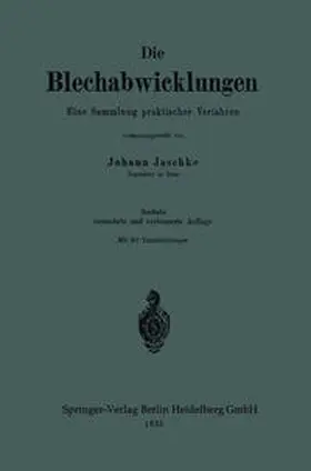 Jaschke |  Die Blechabwicklungen | eBook | Sack Fachmedien