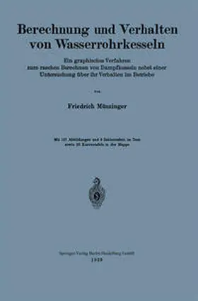 Münzinger | Berechnung und Verhalten von Wasserrohrkesseln | E-Book | sack.de