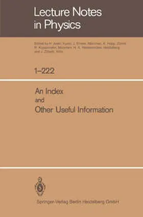 Araki / Ehlers / Hepp |  An Index and Other Useful Information | eBook | Sack Fachmedien