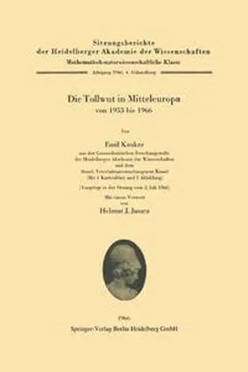Kauker |  Die Tollwut in Mitteleuropa von 1953 bis 1966 | eBook | Sack Fachmedien