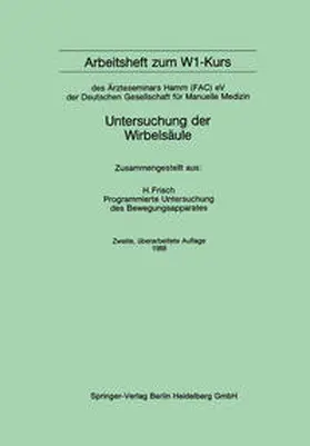 Frisch |  Arbeitsheft zum W1-Kurs | eBook | Sack Fachmedien