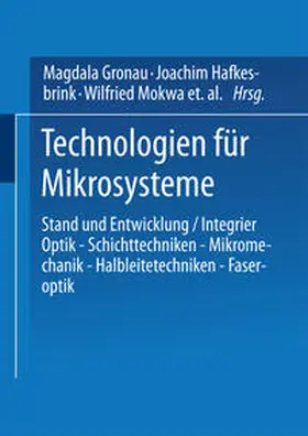 Hafkesbrink |  Technologien für Mikrosysteme | eBook | Sack Fachmedien
