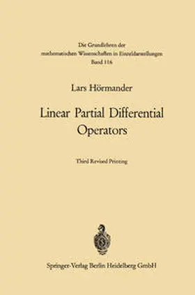 Hörmander |  Linear Partial Differential Operators | eBook | Sack Fachmedien