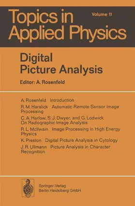 Rosenfeld |  Digital Picture Analysis | Buch |  Sack Fachmedien