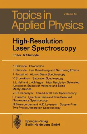 Shimoda |  High-Resolution Laser Spectroscopy | Buch |  Sack Fachmedien